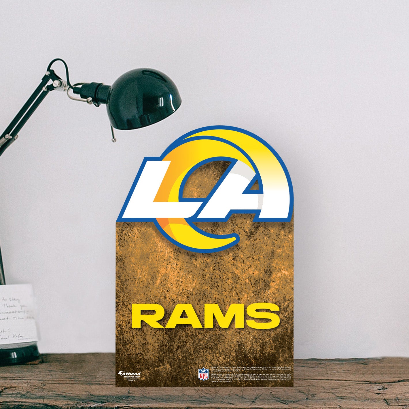 Los Angeles Rams Logo - Mini Stand Out - Official NFL - Cardstock Cuto ...