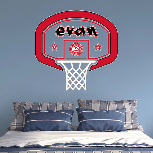 Atlanta Hawks: Personalized Name - Officially Licensed NBA Transfer Decal