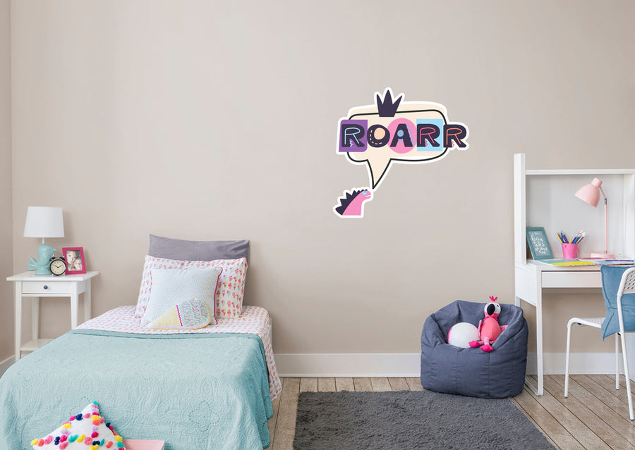 Dinosaurs:  Roarr Icon        -   Removable Wall   Adhesive Decal
