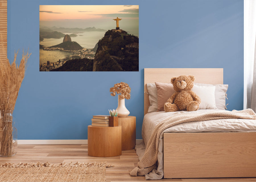 Popular Landmarks: Sao Paulo Realistic Poster - Removable Adhesive Decal