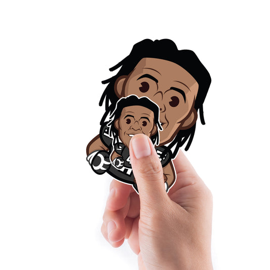 New Orleans Saints: Alvin Kamara 2022 Emoji Minis        - Officially Licensed NFLPA Removable     Adhesive Decal