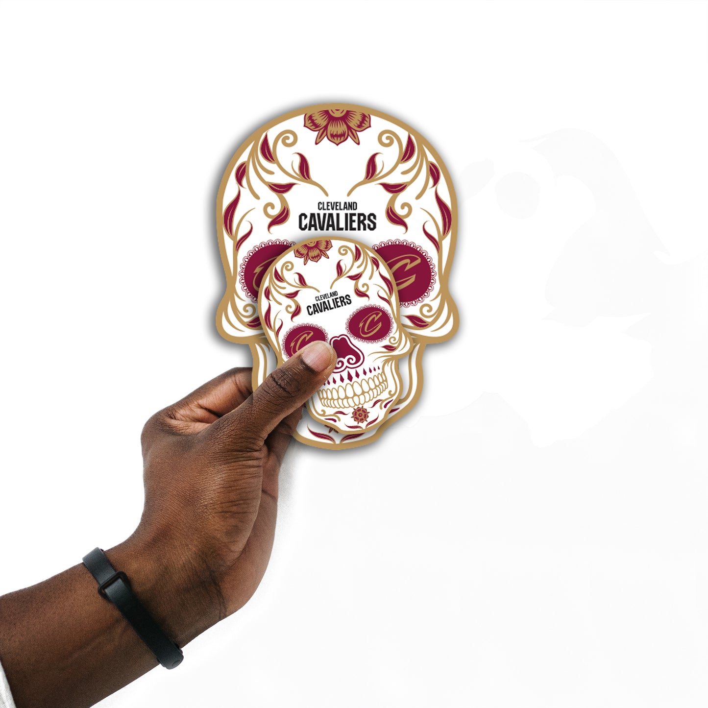 Cleveland Cavaliers:  2022 Skull Logo Minis        - Officially Licensed NBA Removable     Adhesive Decal