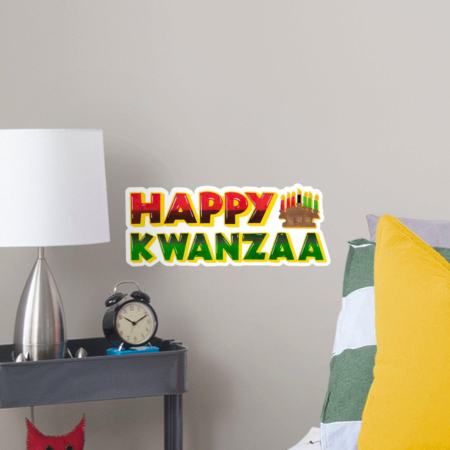 Happy Kwanzaa        - Officially Licensed Big Moods Removable     Adhesive Decal