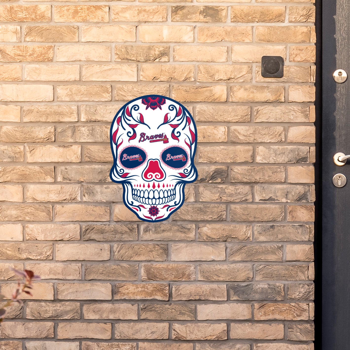 Atlanta Braves: Skull Outdoor Logo - Officially Licensed MLB Outdoor Graphic