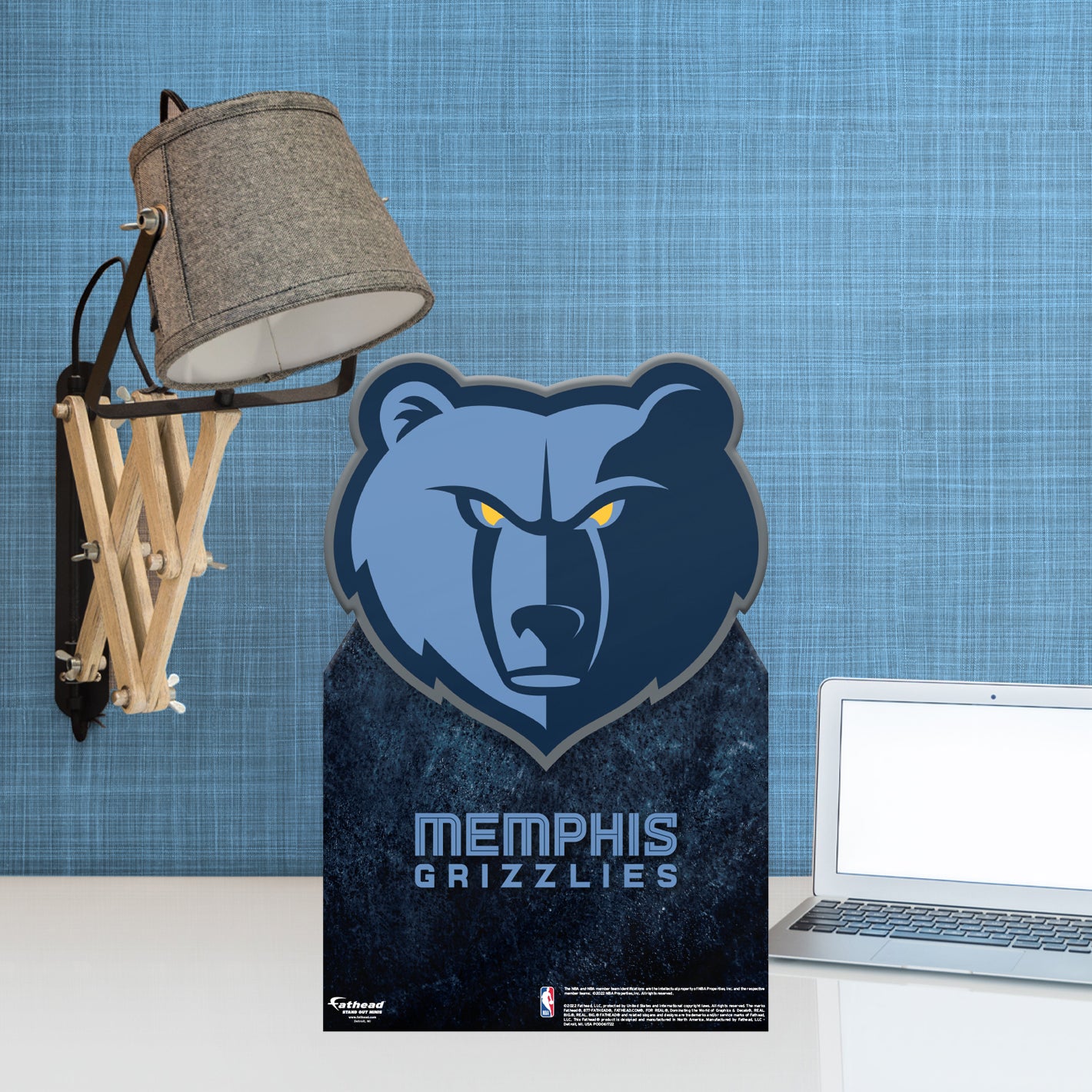 Memphis Grizzlies:  2022 Logo  Mini   Cardstock Cutout  - Officially Licensed NBA    Stand Out