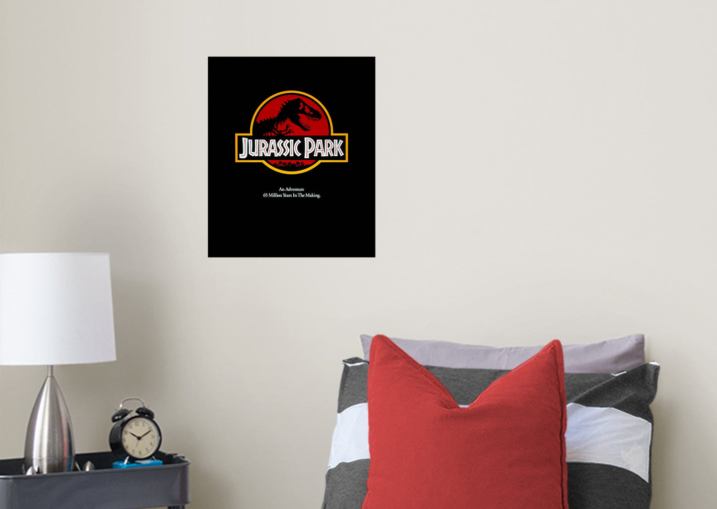 Jurassic Park:  Movie Poster Mural        - Officially Licensed NBC Universal Removable Wall   Adhesive Decal
