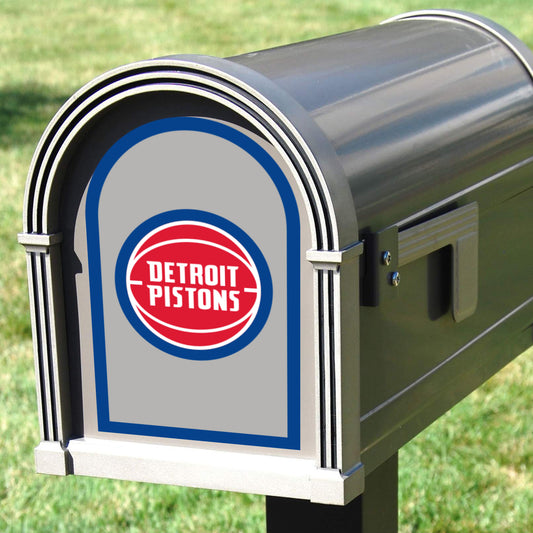 Detroit Pistons:  Mailbox Logo        - Officially Licensed NBA    Outdoor Graphic