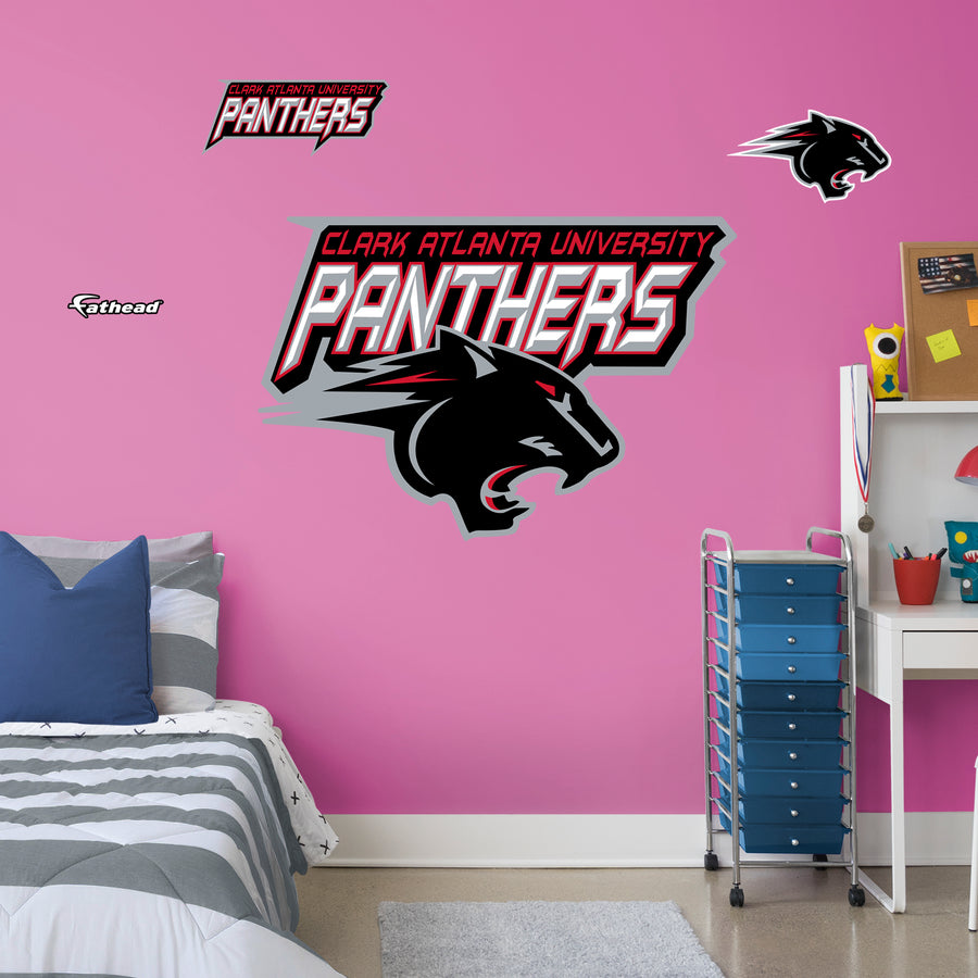 Clark Atlanta University - RealBig Collection - Official NCAA - Reusable Vinyl Wall Decals