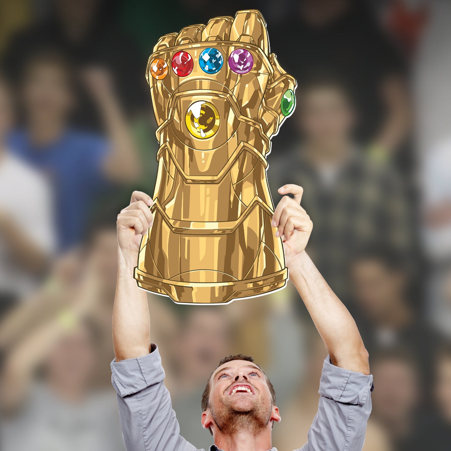 Avengers: Thanos Infinity Gauntlet Foam Core Cutout - Officially Licensed Marvel Big Head