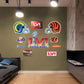 Los Angeles Rams - Cincinnati Bengals:  Super Bowl LVI Party Pack        - Officially Licensed NFL Removable     Adhesive Decal
