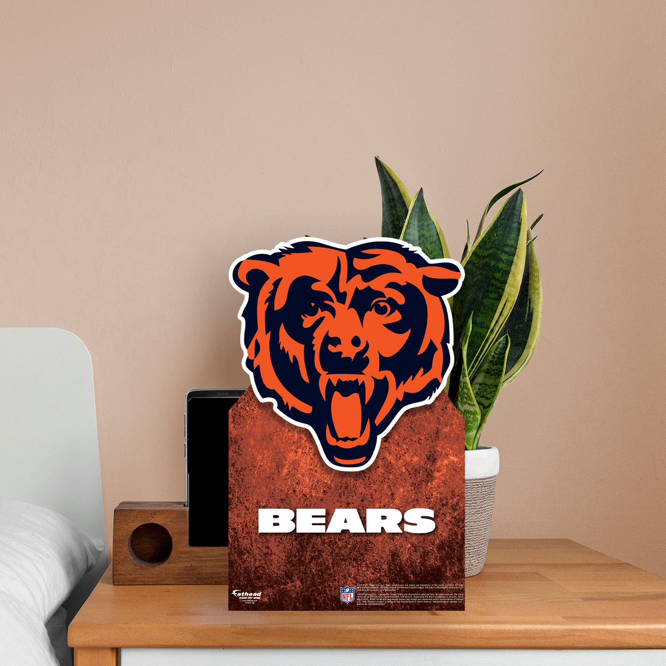 Chicago Bears:   Logo  Mini   Cardstock Cutout  - Officially Licensed NFL    Stand Out