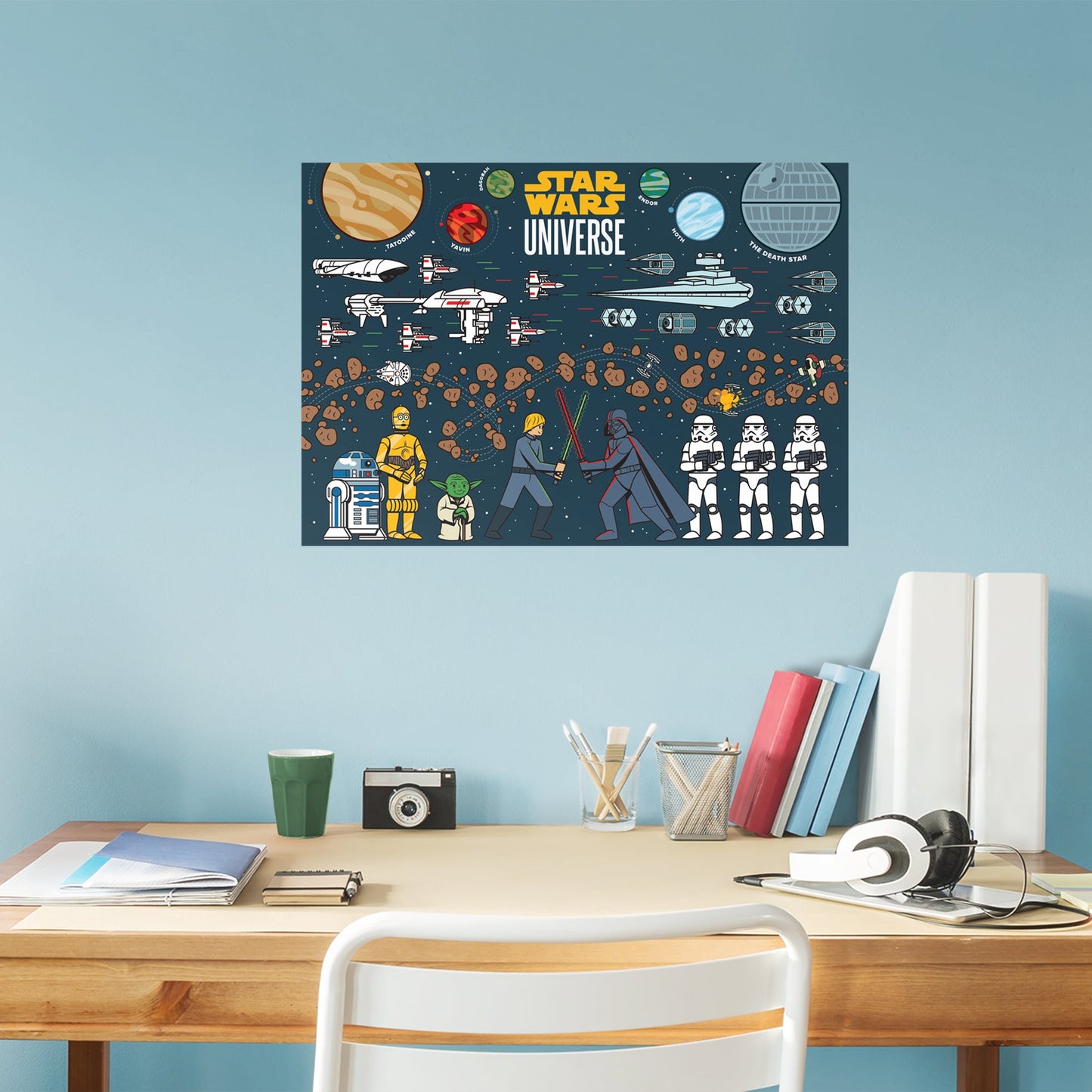 Star Wars Universe Poster - Officially Licensed Star Wars Removable Adhesive Decal