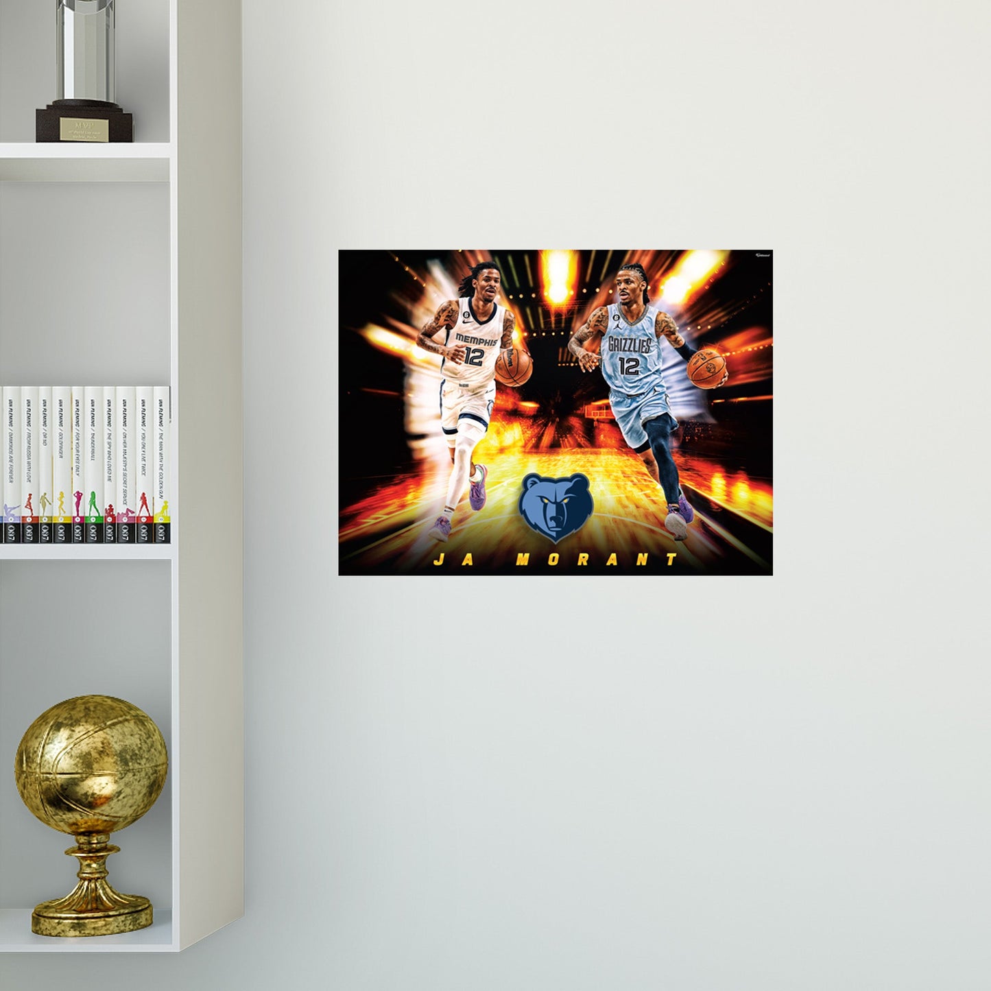 Memphis Grizzlies: Ja Morant Icon Poster - Officially Licensed NBA Removable Adhesive Decal
