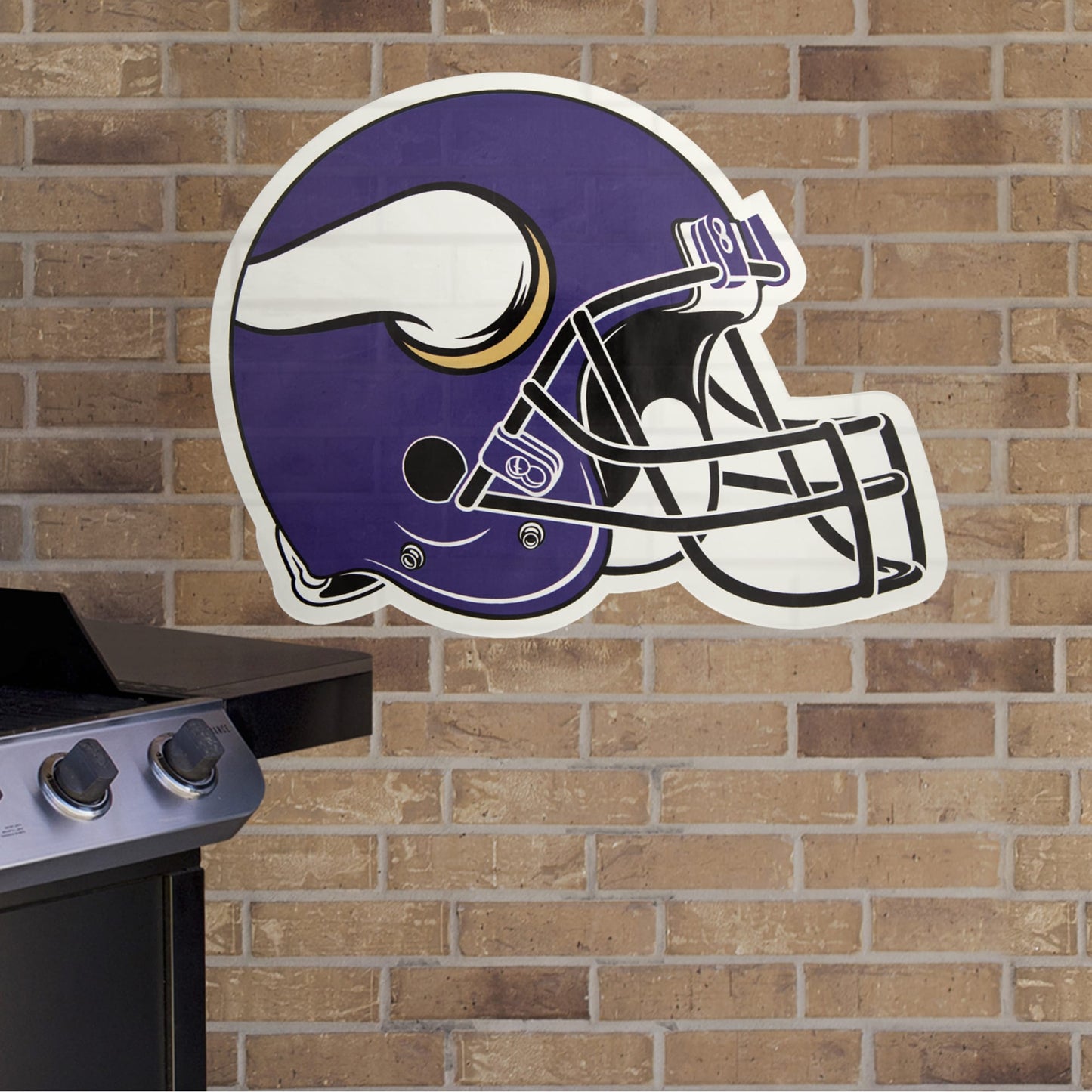 Minnesota Vikings:  Helmet        - Officially Licensed NFL    Outdoor Graphic