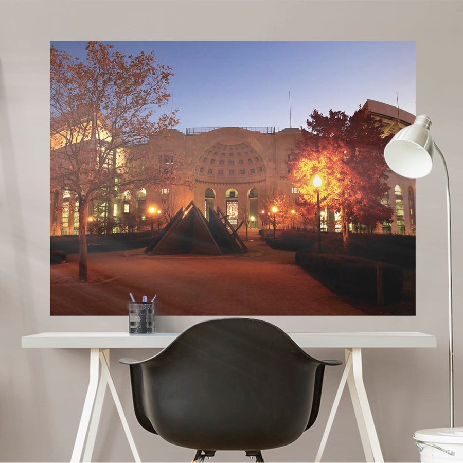 Ohio Stadium Outside Entrance - Peel & Stick Poster - Official NCAA - Ohio State Buckeyes - Reusable Vinyl Wall Decal