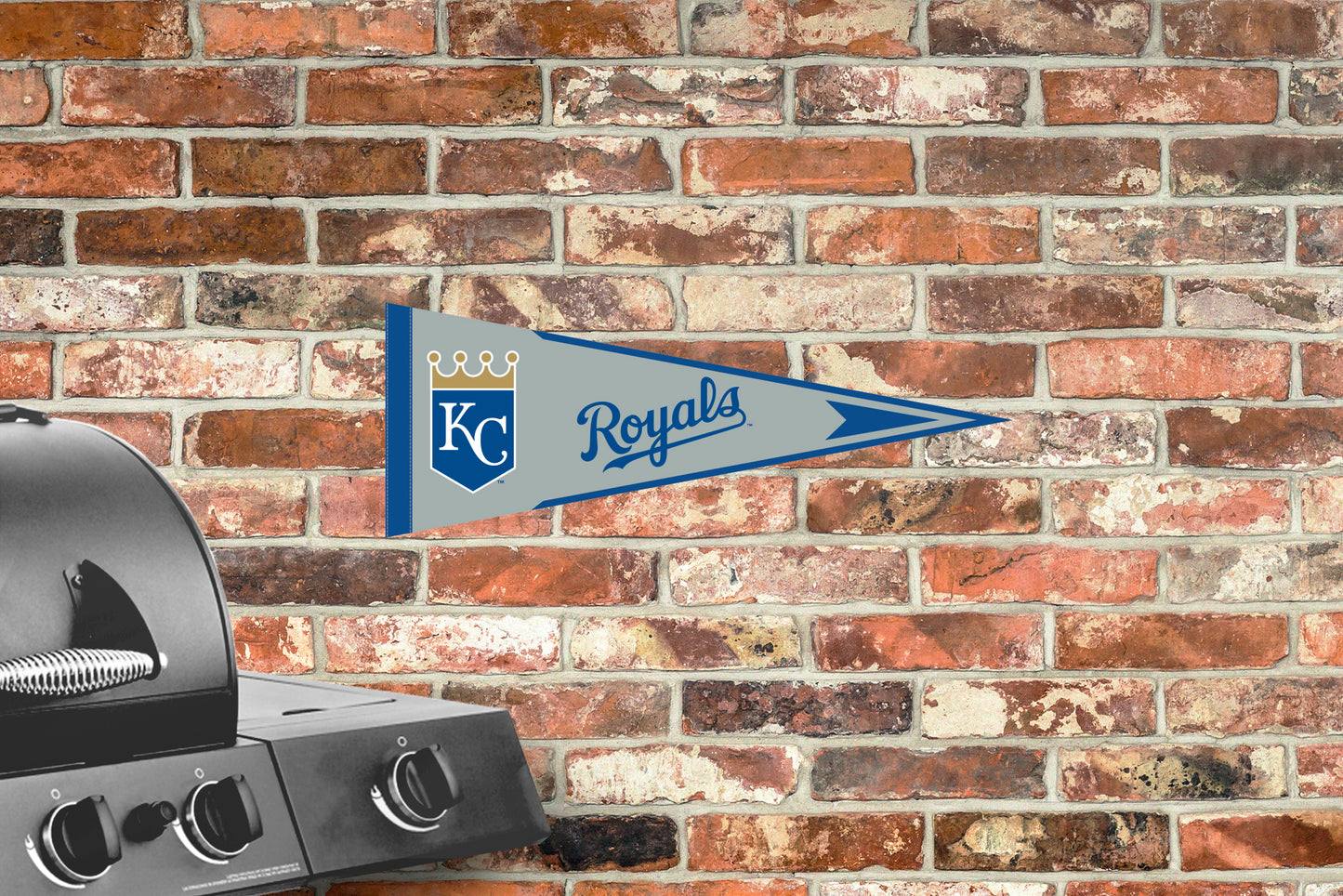 Kansas City Royals:  Pennant        - Officially Licensed MLB    Outdoor Graphic