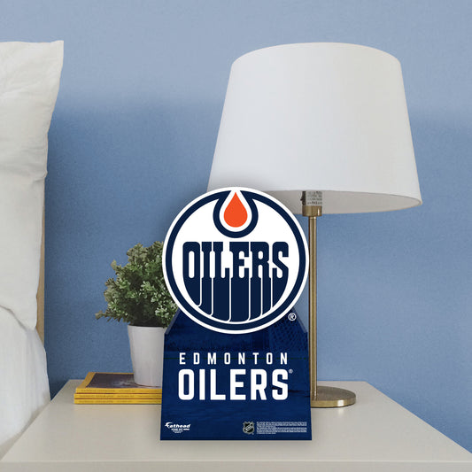 Edmonton Oilers:  2022 Logo  Mini   Cardstock Cutout  - Officially Licensed NHL    Stand Out