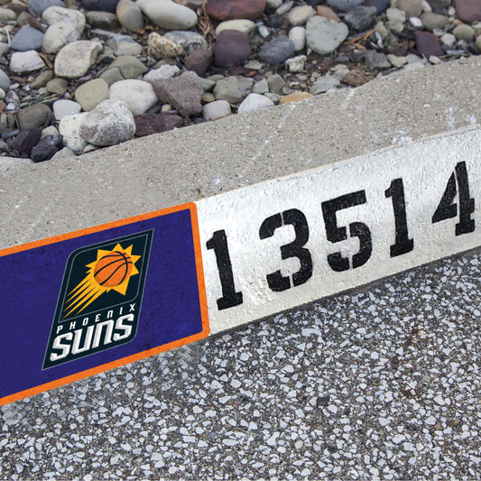Phoenix Suns: Address Block Logo - Officially Licensed NBA Outdoor Graphic
