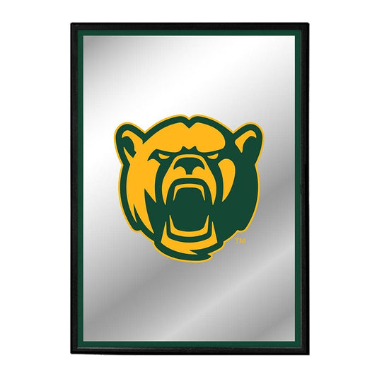 Baylor Bears: Bear - Framed Mirrored Wall Sign - The Fan-Brand