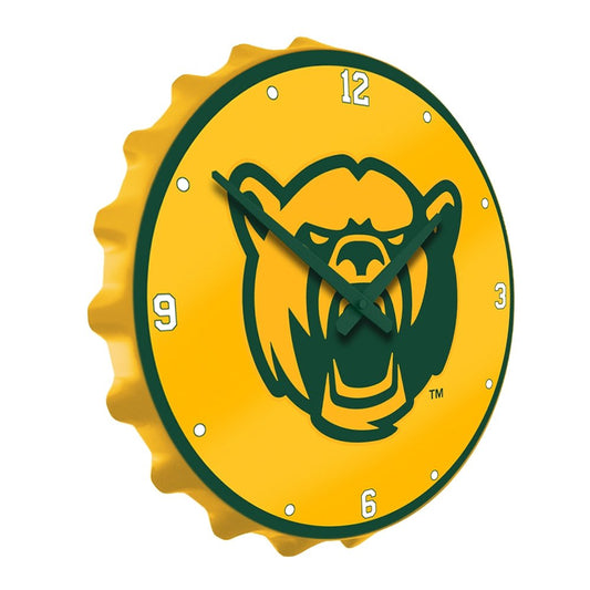 Baylor Bears: Bear Logo - Bottle Cap Wall Clock - The Fan-Brand