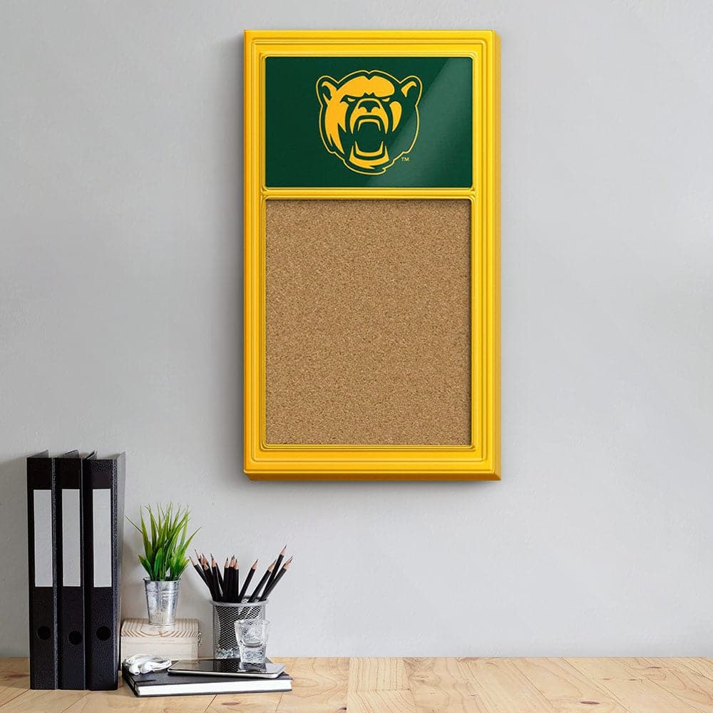 Baylor Bears: Bear Logo - Cork Note Board Default Title