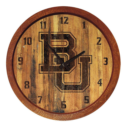 Baylor Bears: Branded "Faux" Barrel Top Wall Clock - The Fan-Brand