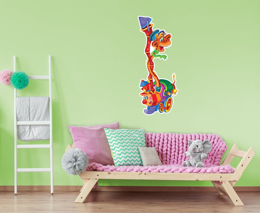 Nursery:  Giraffe Icon        -   Removable Wall   Adhesive Decal