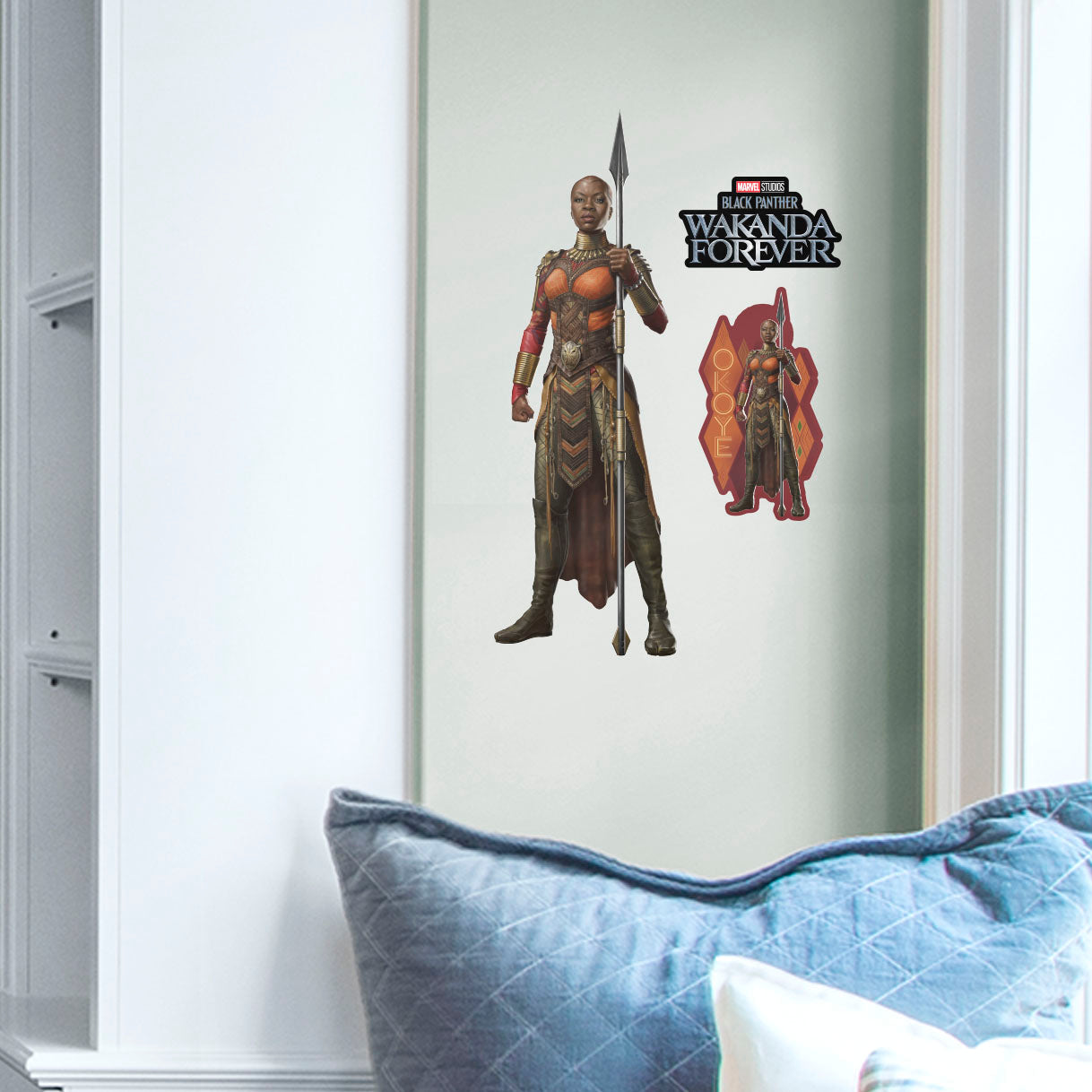 Black Panther Wakanda Forever: Okoye RealBig        - Officially Licensed Marvel Removable     Adhesive Decal