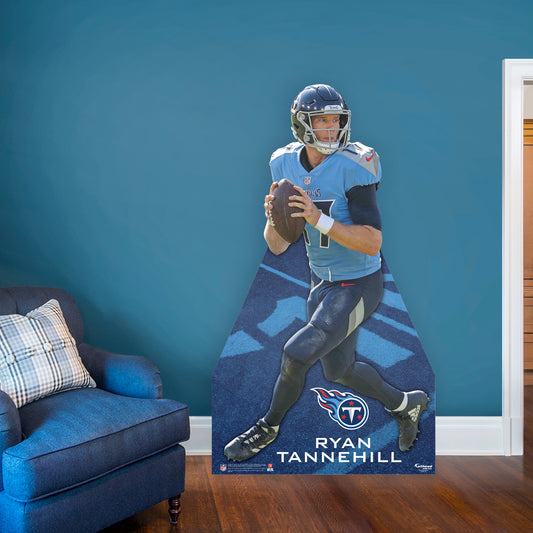 Tennessee Titans: Ryan Tannehill 2022  Life-Size   Foam Core Cutout  - Officially Licensed NFL    Stand Out