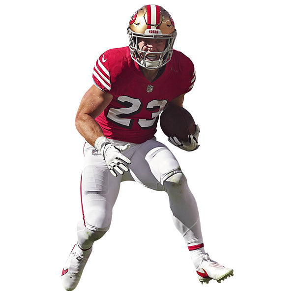 San Francisco 49ers: Christian McCaffrey 2022 Life-Size Foam Core Cuto