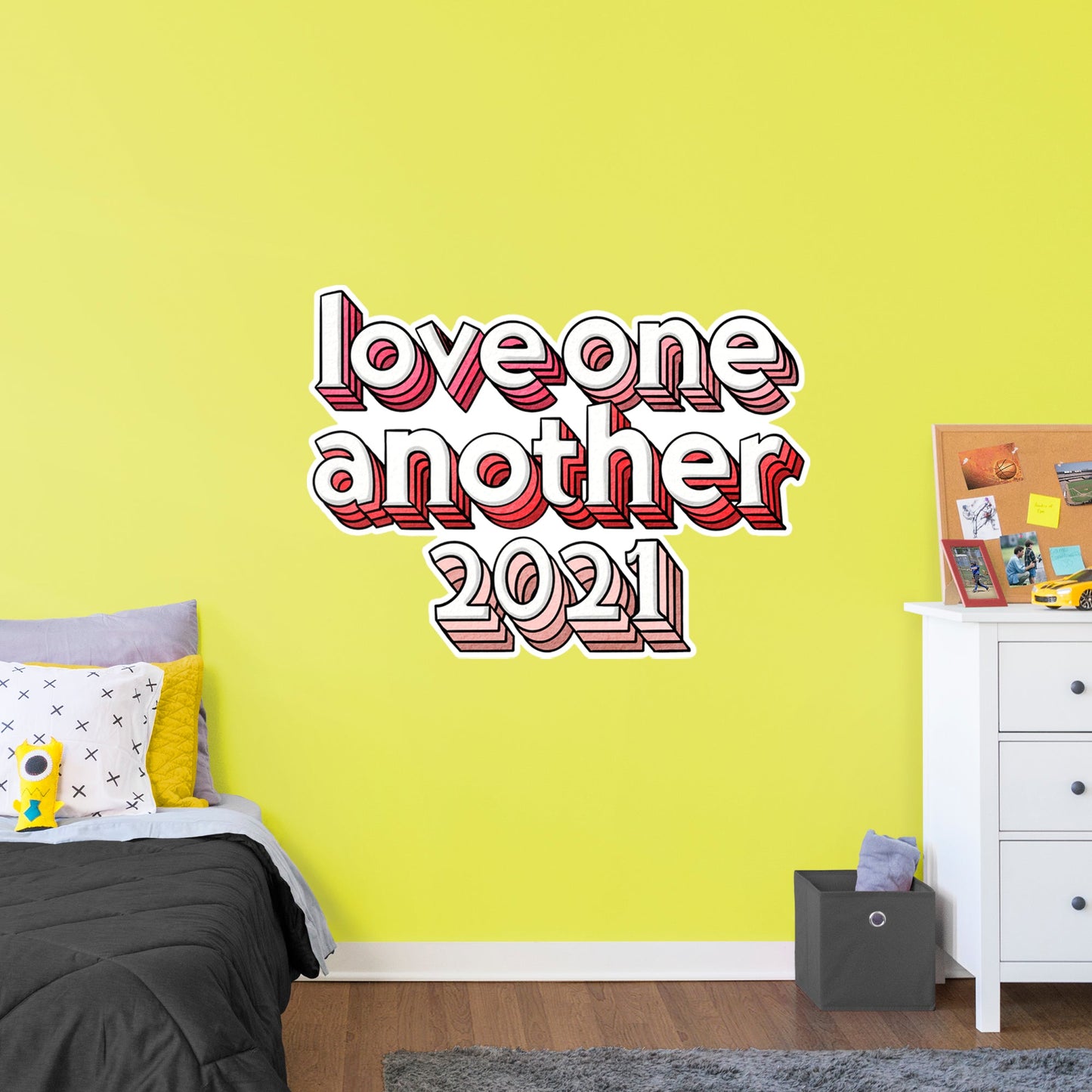 Love One Another         - Officially Licensed Big Moods Removable     Adhesive Decal