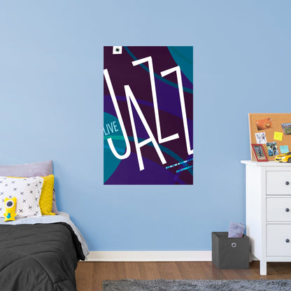 Soul Movie:  Live Jazz Two Mural        - Officially Licensed Disney Removable Wall   Adhesive Decal