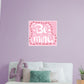 Be Mine Pink Love        - Officially Licensed Big Moods Removable     Adhesive Decal