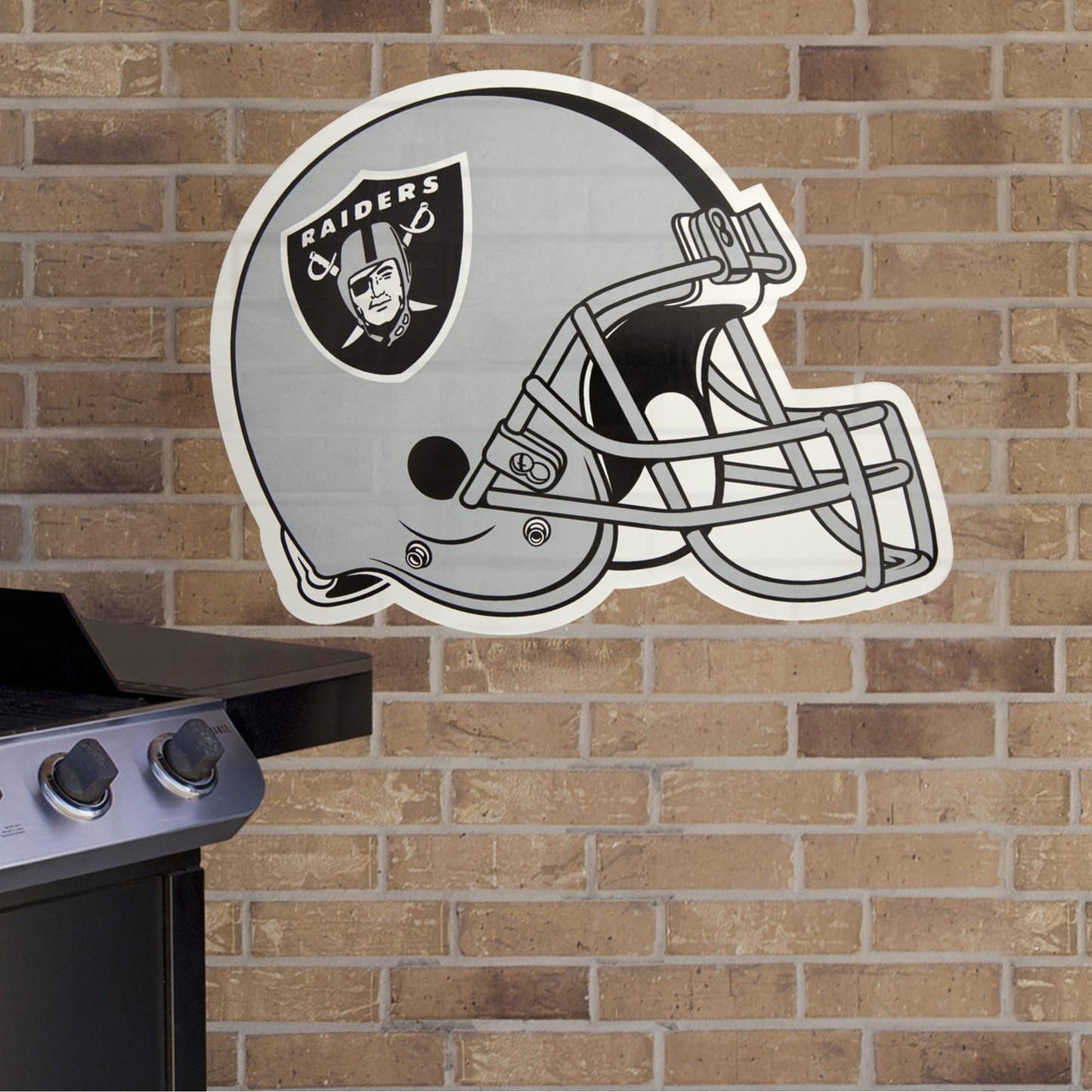 Las Vegas Raiders:  Helmet        - Officially Licensed NFL    Outdoor Graphic