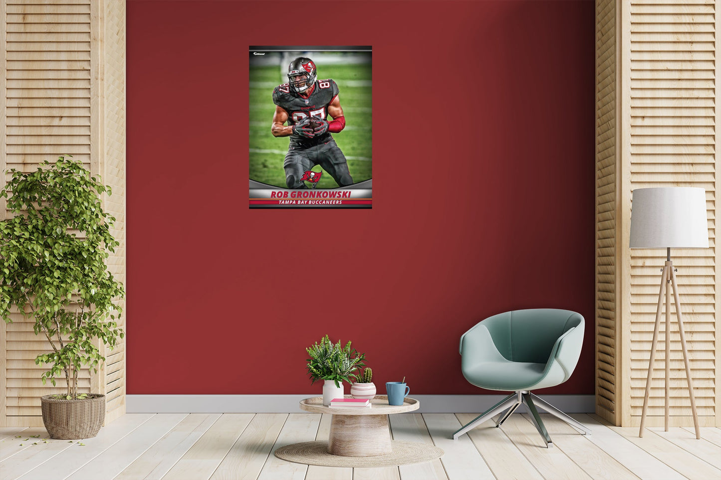 Tampa Bay Buccaneers: Rob Gronkowski  GameStar        - Officially Licensed NFL Removable     Adhesive Decal