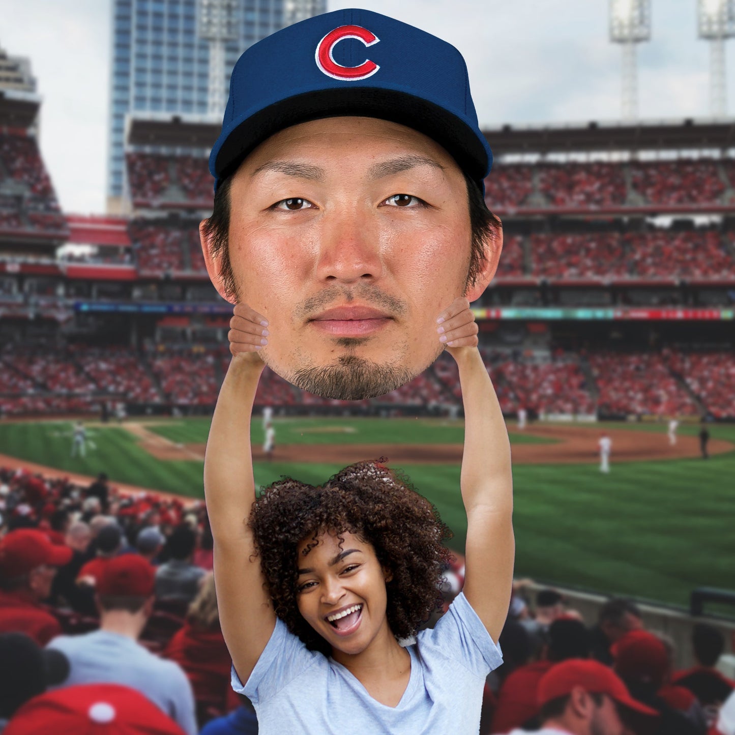 Chicago Cubs: Seiya Suzuki Foam Core Cutout - Officially Licensed MLB Big Head