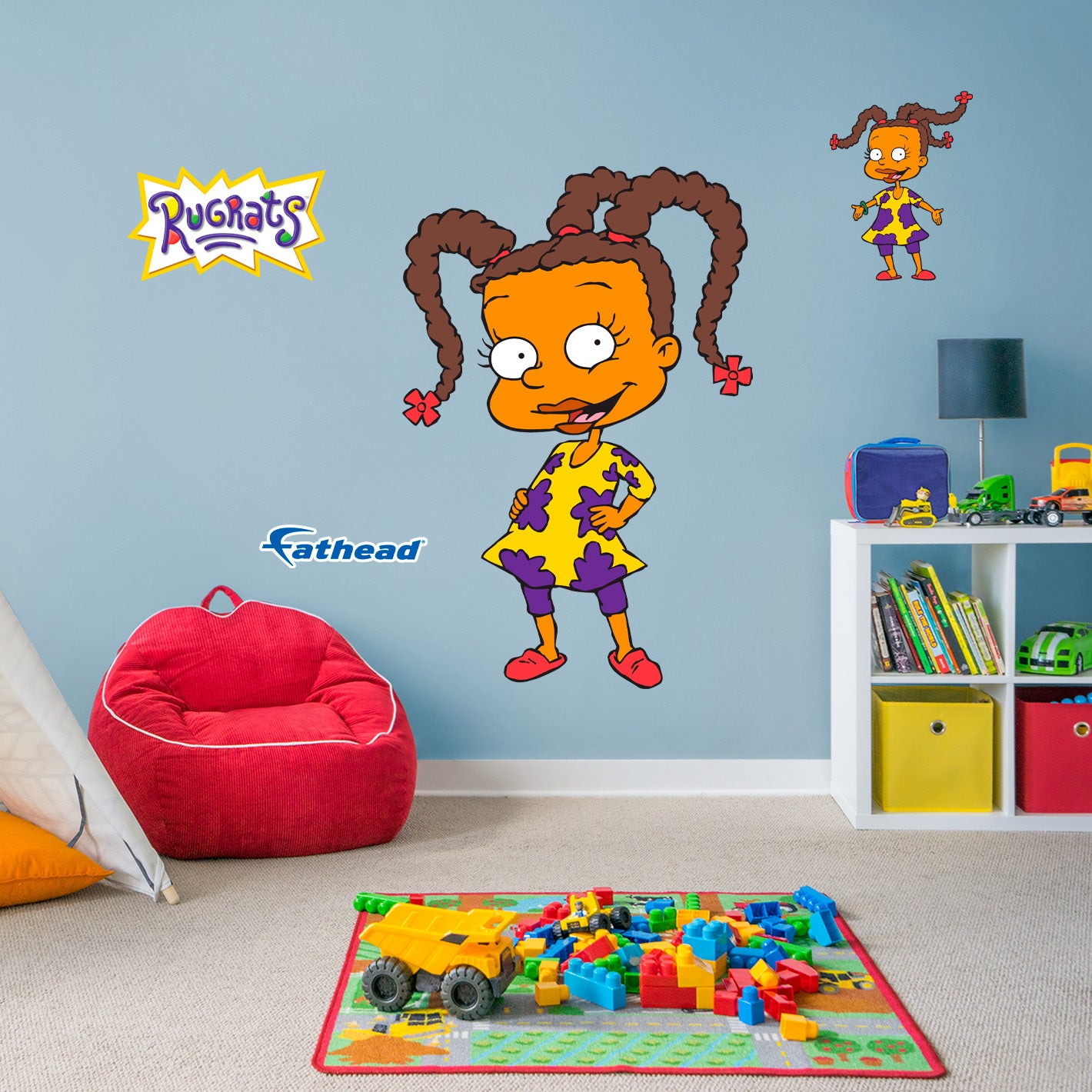Rugrats: Susie Carmichael RealBigs        - Officially Licensed Nickelodeon Removable     Adhesive Decal