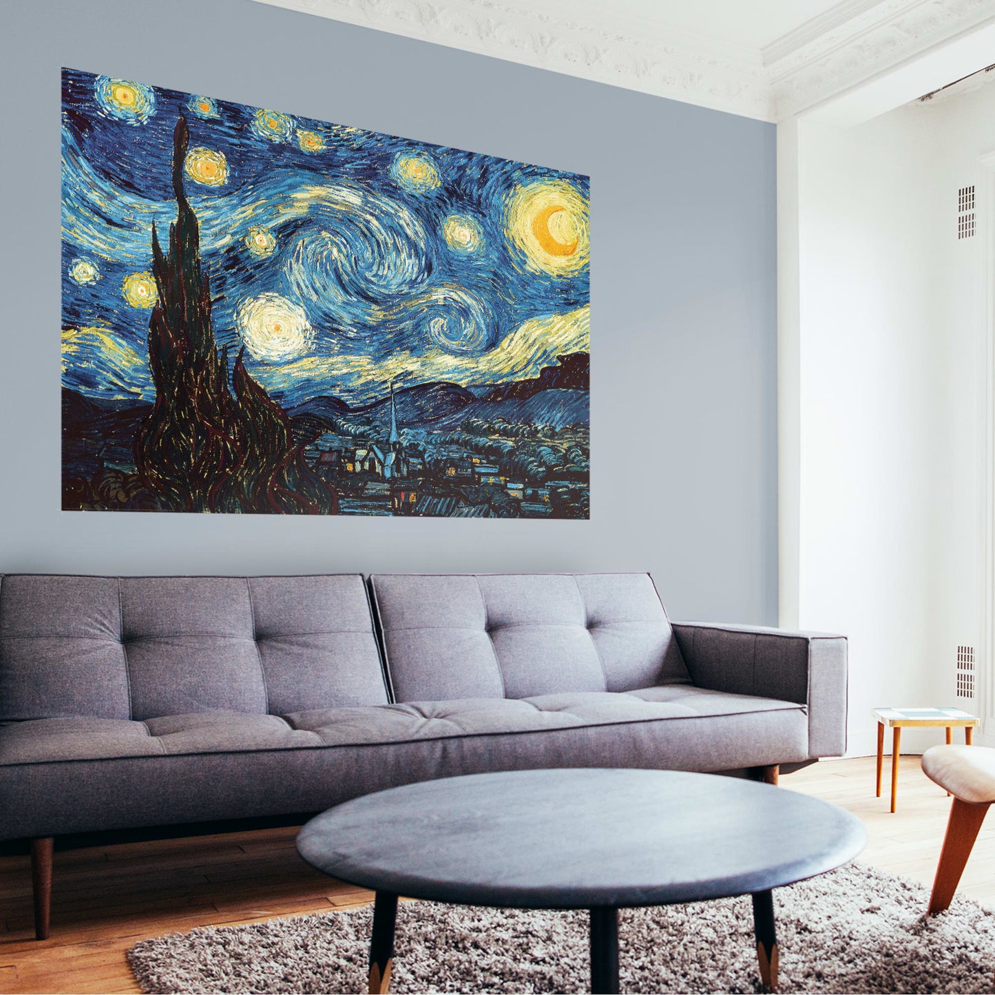 The Starry Night        -   Removable     Adhesive Decal