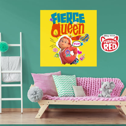 Turning Red: Meilin Fierce Queen Poster - Officially Licensed Disney Removable Adhesive Decal