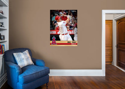 Los Angeles Angels: Mike Trout  GameStar        - Officially Licensed MLB Removable Wall   Adhesive Decal