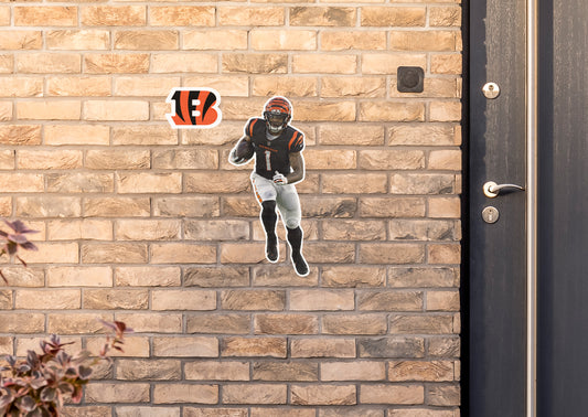 Cincinnati Bengals: Ja'Marr Chase   Player        - Officially Licensed NFL    Outdoor Graphic