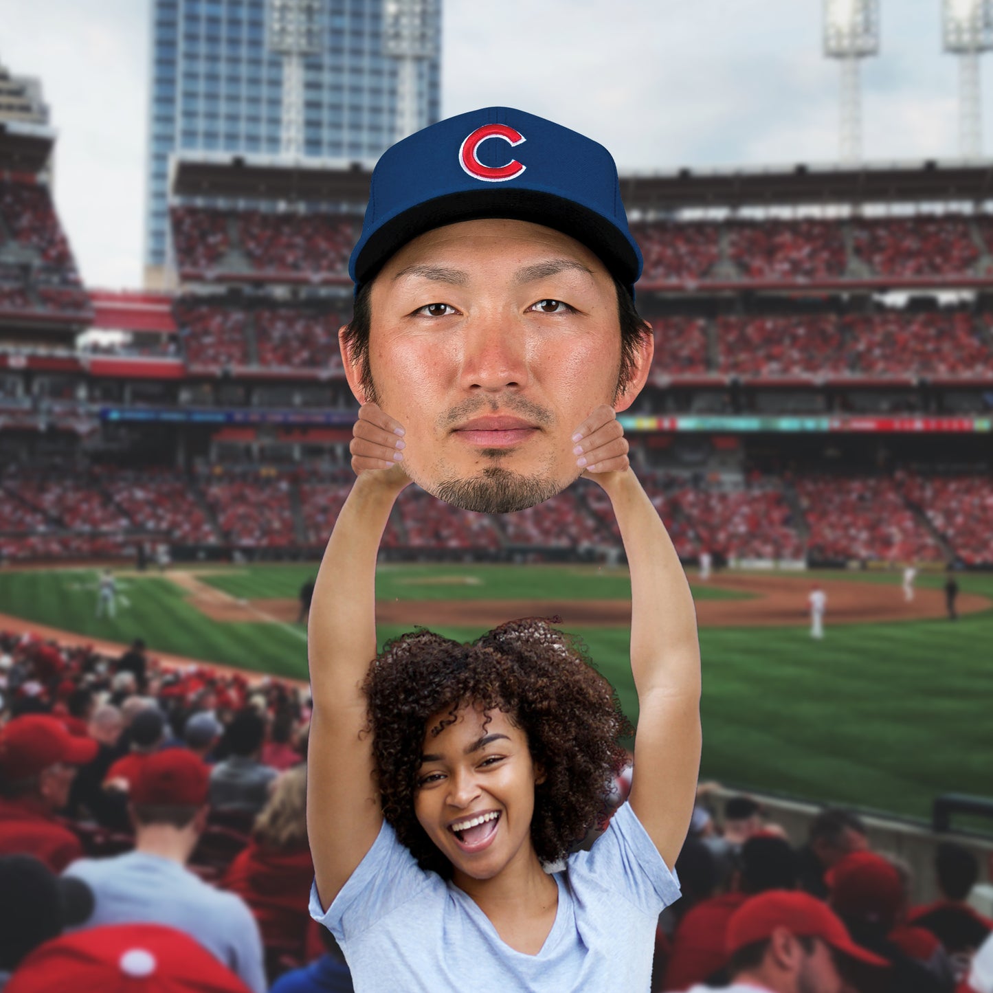 Chicago Cubs: Seiya Suzuki 2022   Foam Core Cutout  - Officially Licensed MLB    Big Head