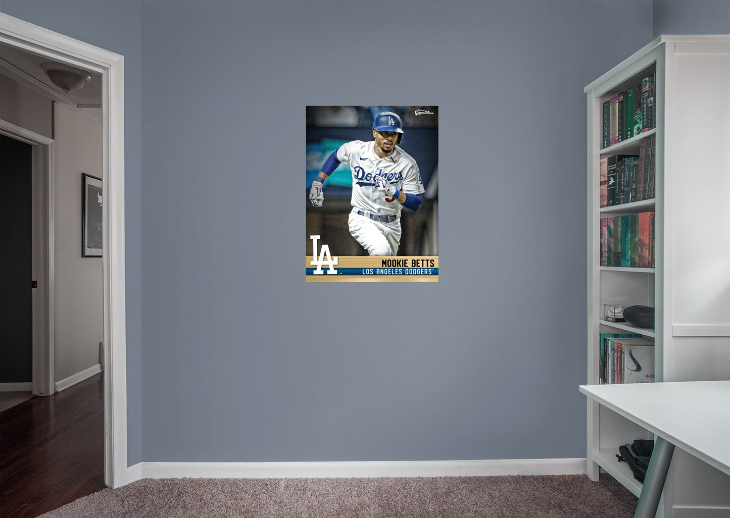 Los Angeles Dodgers: Mookie Betts  GameStar        - Officially Licensed MLB Removable Wall   Adhesive Decal