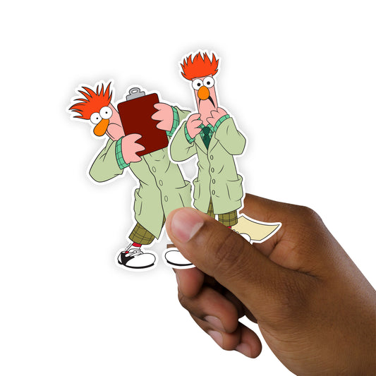 Sheet of 4 -Sheet of 4 -The Muppets: Beaker Minis        - Officially Licensed Disney Removable     Adhesive Decal