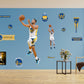 Golden State Warriors: Stephen Curry Finger Roll - Officially Licensed NBA Removable Adhesive Decal