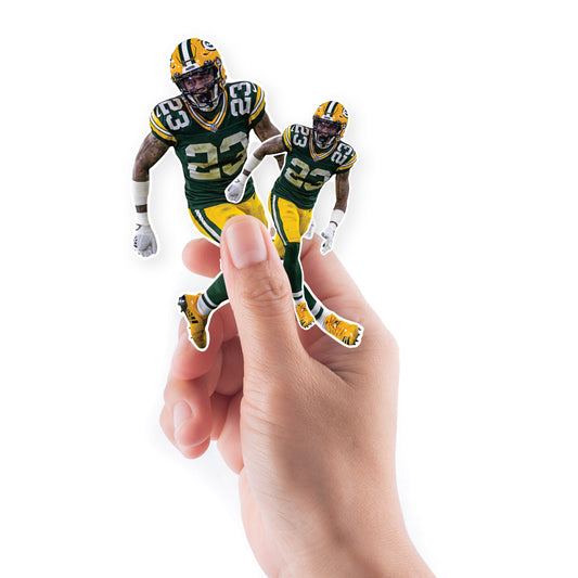 Green Bay Packers: Jaire Alexander  Minis        - Officially Licensed NFL Removable     Adhesive Decal