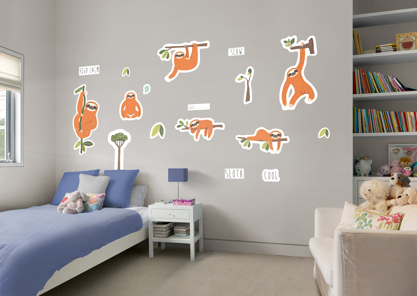 Jungle:  Keep Calm Collection        -   Removable Wall   Adhesive Decal