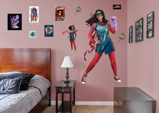 Ms. Marvel: Ms. Marvel RealBig        - Officially Licensed Marvel Removable     Adhesive Decal