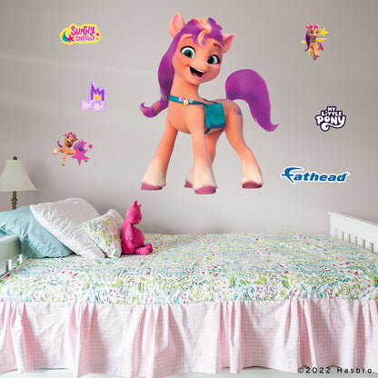 My Little Pony: Sunny RealBig - Officially Licensed Hasbro Removable Adhesive Decal