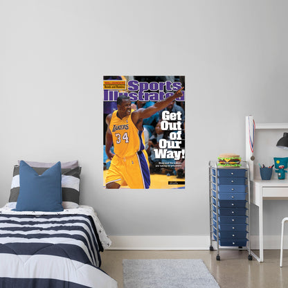 Los Angeles Lakers: Shaquille O'Neal June 2001 Sports Illustrated Cover        - Officially Licensed NBA Removable     Adhesive Decal